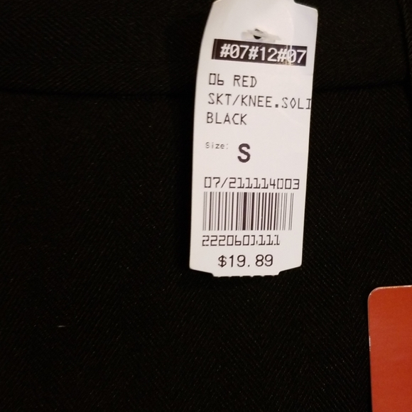 New,NWT, Code Red Black pencil skirt - Picture 3 of 8